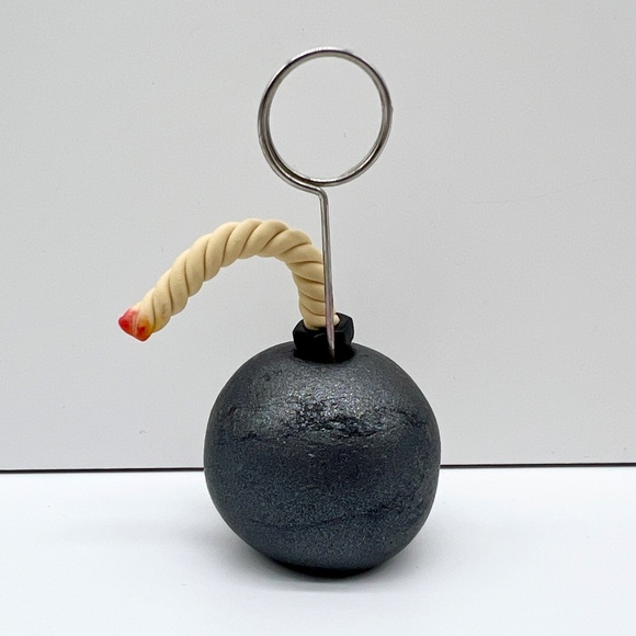 Handmade F-Bomb Paperweight & Photo Holder – Funny Polymer Clay Desk Gift - Picture 12 of 16